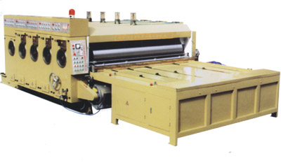 YFQ系列水墨瓦楞纸板印刷分压切角开槽机新型四色